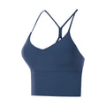 Avurer Flow Tank Top with inbuilt Bra - Blue