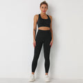 Avurer ElevateMotion 2-Piece Set — Sports Bra & Leggings - Black