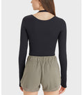 Avurer Blossom Long-Sleeve Top - Black