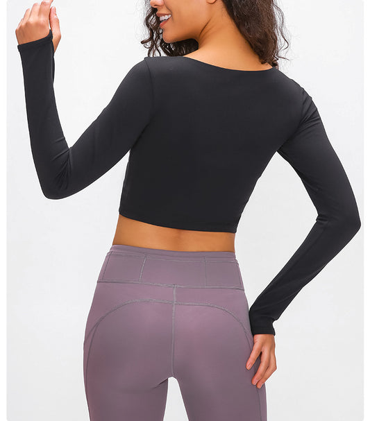 Avurer Femme Long-Sleeve Top - Black