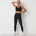 Avurer ElevateMotion 2-Piece Set — Sports Bra & Leggings - Black