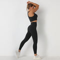 Avurer ElevateMotion 2-Piece Set — Sports Bra & Leggings - Black