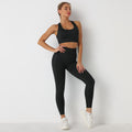 Avurer ElevateMotion 2-Piece Set — Sports Bra & Leggings - Black