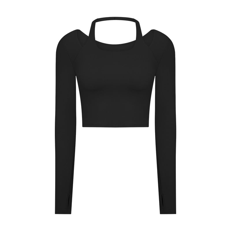 Avurer Blossom Long-Sleeve Top - Black