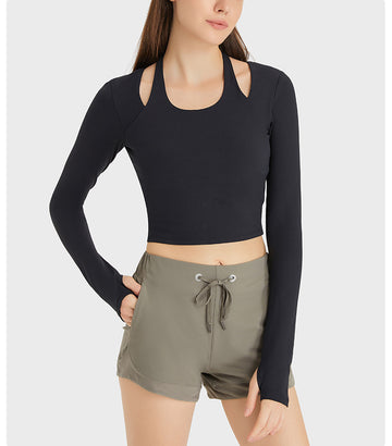 Avurer Blossom Long-Sleeve Top - Black