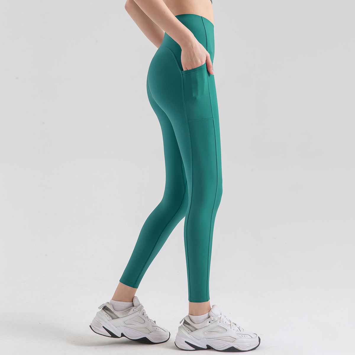 Avurer LuxeLegs High-Waist Leggings - Dark Green