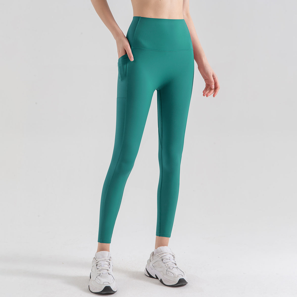 Avurer LuxeLegs High-Waist Leggings - Dark Green