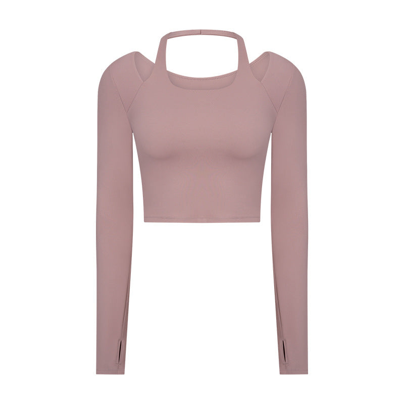 Avurer Blossom Long-Sleeve Top - Dark Pink