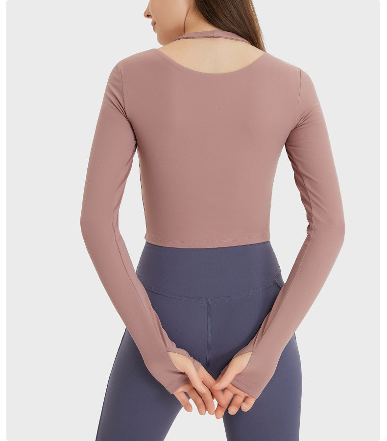Avurer Blossom Long-Sleeve Top - Dark Pink
