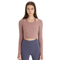 Avurer Blossom Long-Sleeve Top - Dark Pink