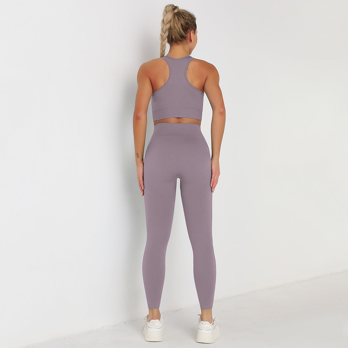 Avurer ElevateMotion 2-Piece Set — Sports Bra & Leggings - Deep Purple
