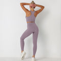 Avurer ElevateMotion 2-Piece Set — Sports Bra & Leggings - Deep Purple