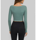 Avurer Femme Long-Sleeve Top - Green