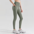 Avurer LuxeLegs High-Waist Leggings - Light Green