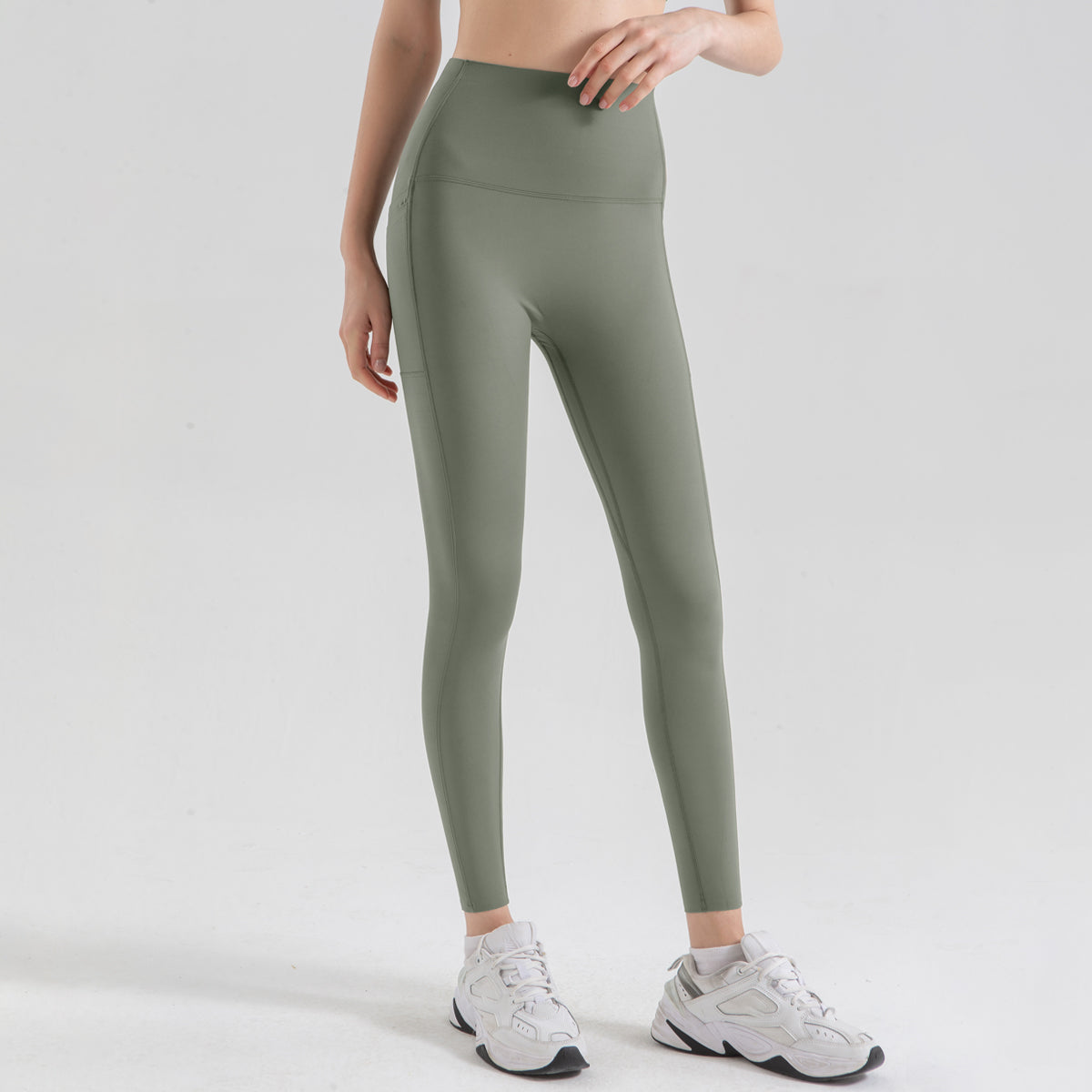 Avurer LuxeLegs High-Waist Leggings - Light Green