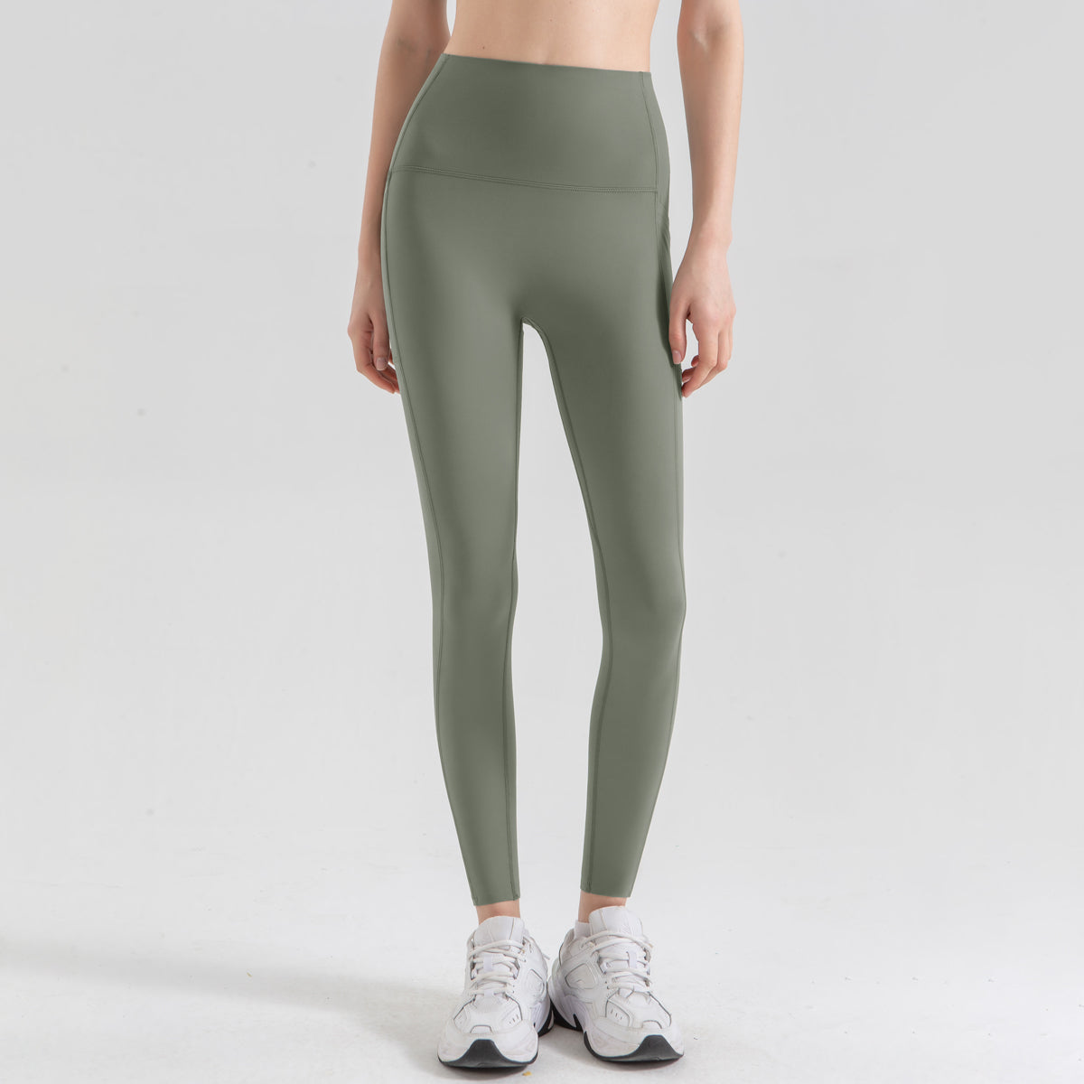 Avurer LuxeLegs High-Waist Leggings - Light Green