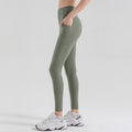 Avurer LuxeLegs High-Waist Leggings - Light Green
