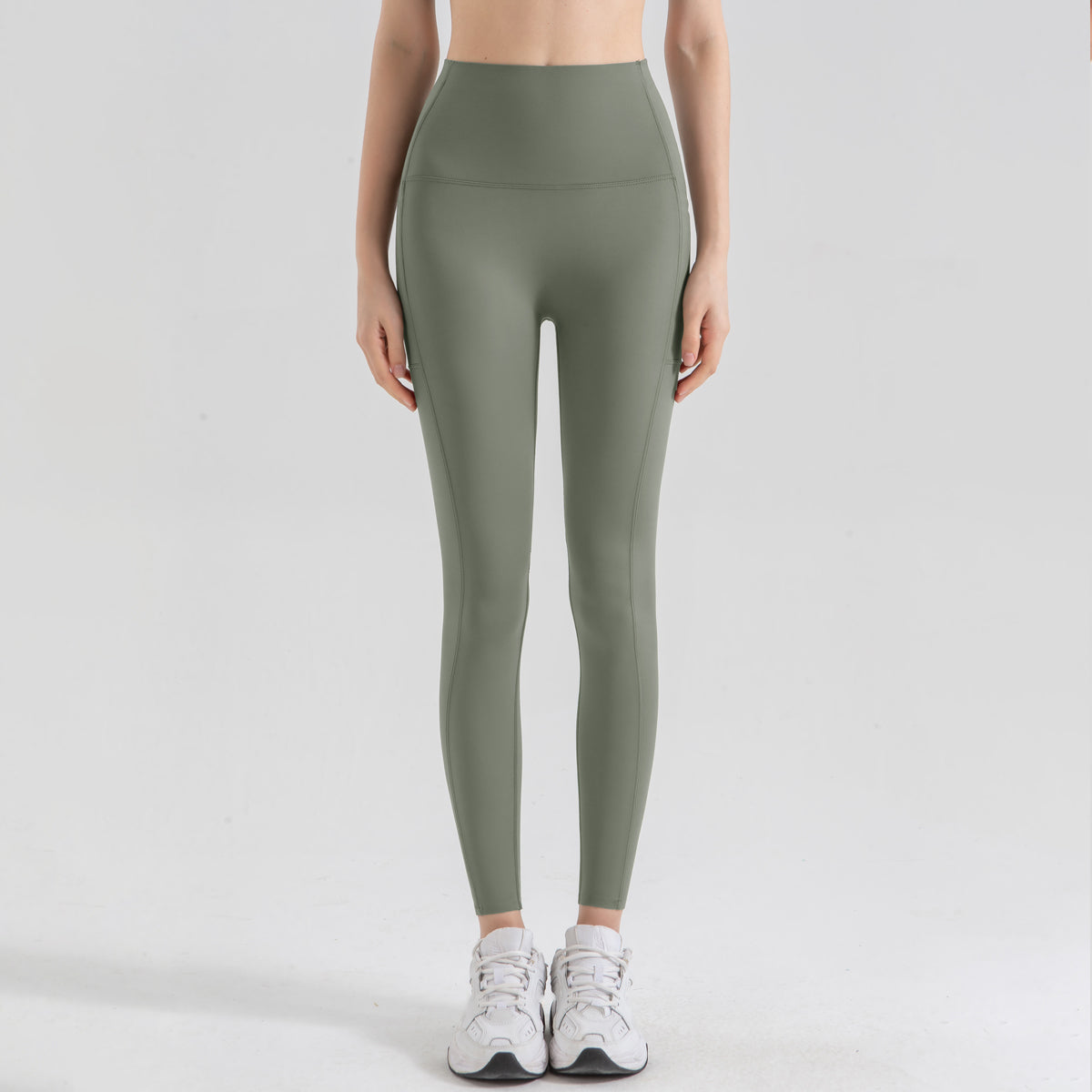 Avurer LuxeLegs High-Waist Leggings - Light Green