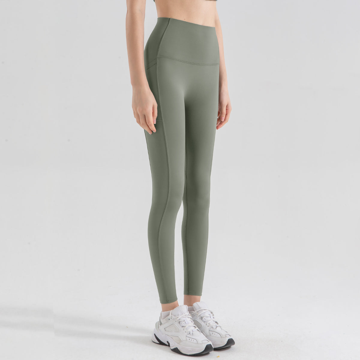 Avurer LuxeLegs High-Waist Leggings - Light Green