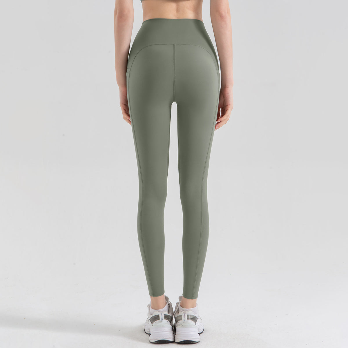 Avurer LuxeLegs High-Waist Leggings - Light Green