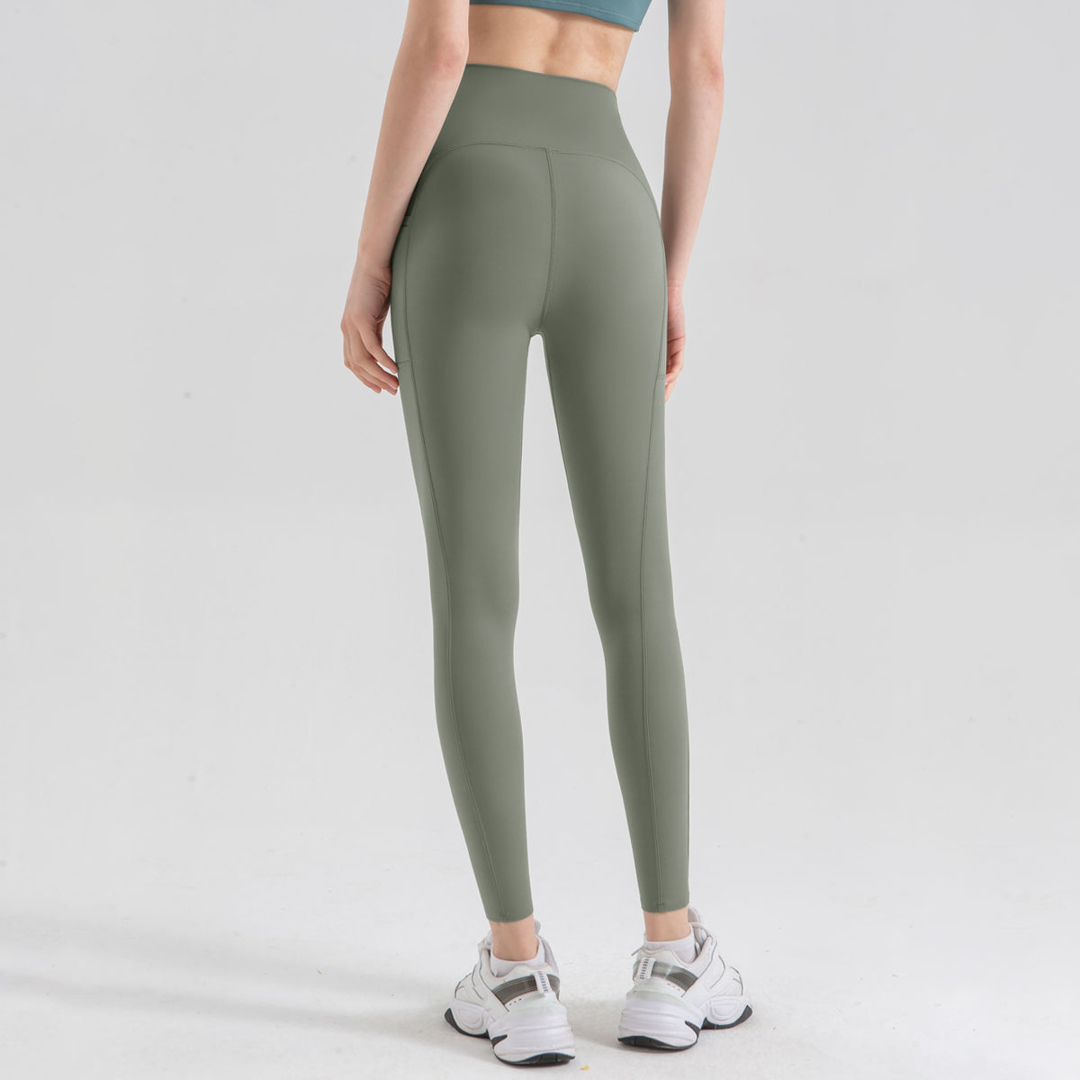 Avurer LuxeLegs High-Waist Leggings - Light Green