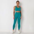 Avurer ElevateMotion 2-Piece Set — Sports Bra & Leggings - Peacock Blue