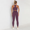 Avurer ElevateMotion 2-Piece Set — Sports Bra & Leggings - Purple
