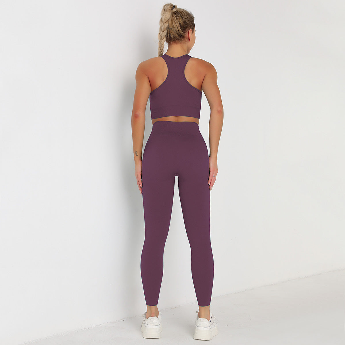 Avurer ElevateMotion 2-Piece Set — Sports Bra & Leggings - Purple