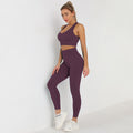 Avurer ElevateMotion 2-Piece Set — Sports Bra & Leggings - Purple
