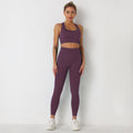 Avurer ElevateMotion 2-Piece Set — Sports Bra & Leggings - Purple