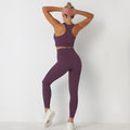 Avurer ElevateMotion 2-Piece Set — Sports Bra & Leggings - Purple