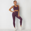 Avurer ElevateMotion 2-Piece Set — Sports Bra & Leggings - Purple