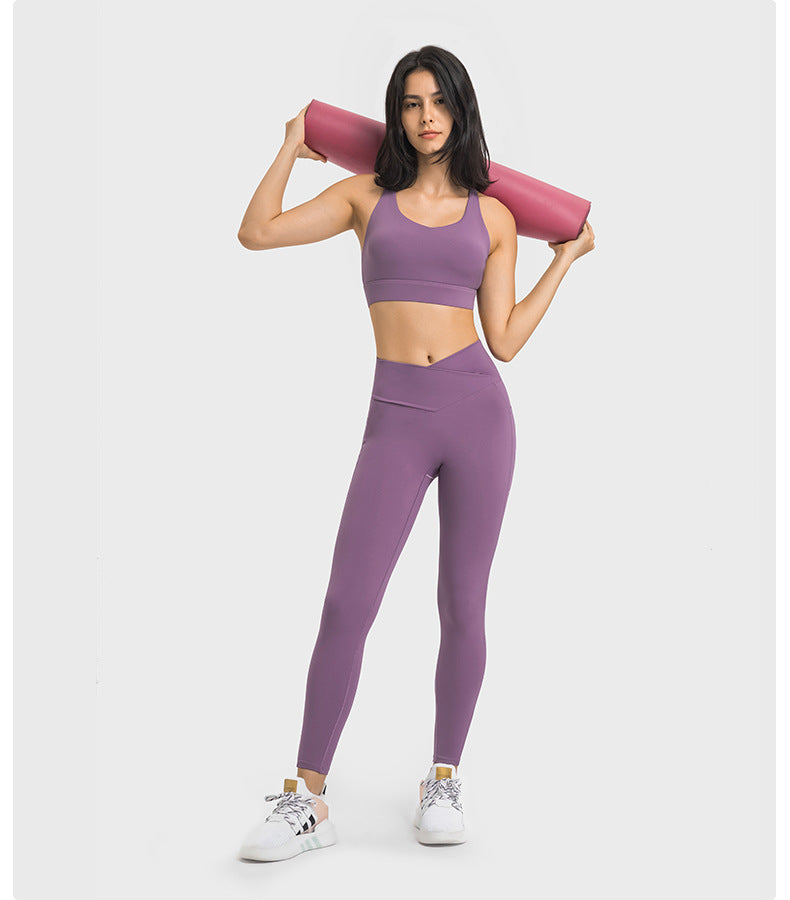 Avurer Viva High-Waist Leggings - Purple