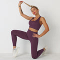 Avurer ElevateMotion 2-Piece Set — Sports Bra & Leggings - Purple