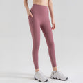 Avurer LuxeLegs High-Waist Leggings - Red