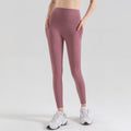 Avurer LuxeLegs High-Waist Leggings - Red