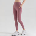 Avurer LuxeLegs High-Waist Leggings - Red