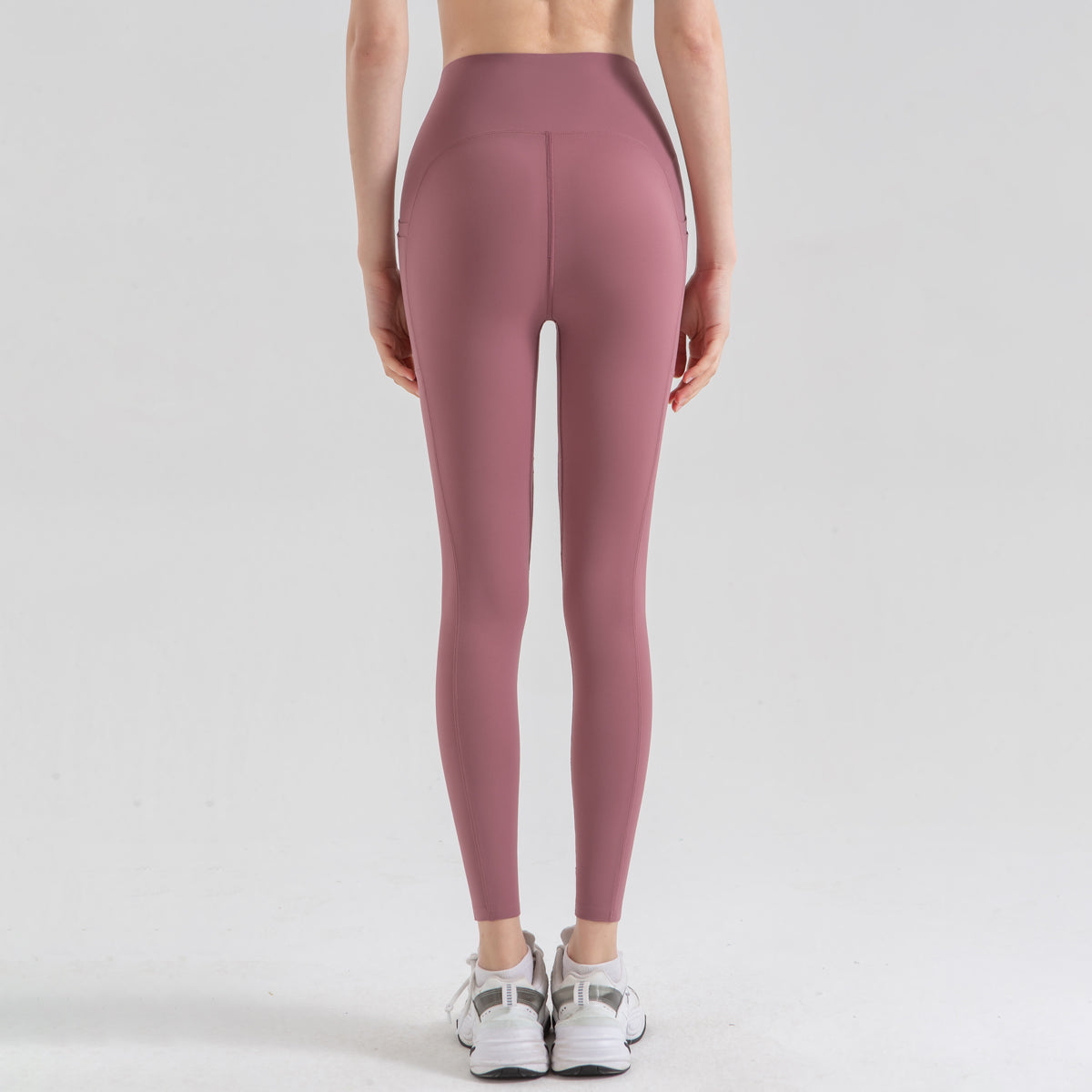 Avurer LuxeLegs High-Waist Leggings - Red