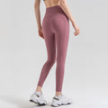 Avurer LuxeLegs High-Waist Leggings - Red