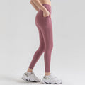 Avurer LuxeLegs High-Waist Leggings - Red