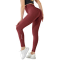 Avurer FLEXFIT High-Waist Leggings - Wine Red