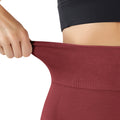 Avurer FLEXFIT High-Waist Leggings - Wine Red