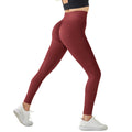 Avurer FLEXFIT High-Waist Leggings - Wine Red