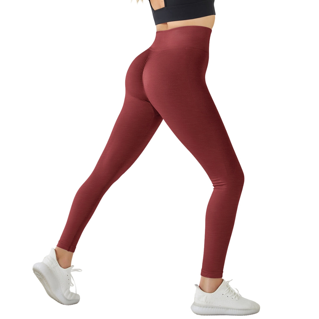 Avurer FLEXFIT High-Waist Leggings - Wine Red