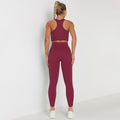 Avurer ElevateMotion 2-Piece Set — Sports Bra & Leggings - Wine Red