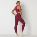 Avurer ElevateMotion 2-Piece Set — Sports Bra & Leggings - Wine Red